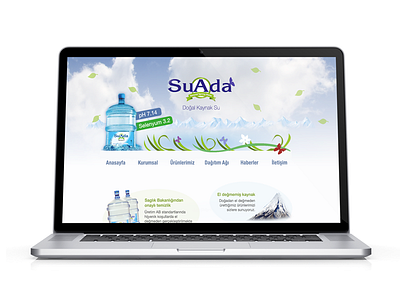 Suadasu Website Design brand su water website