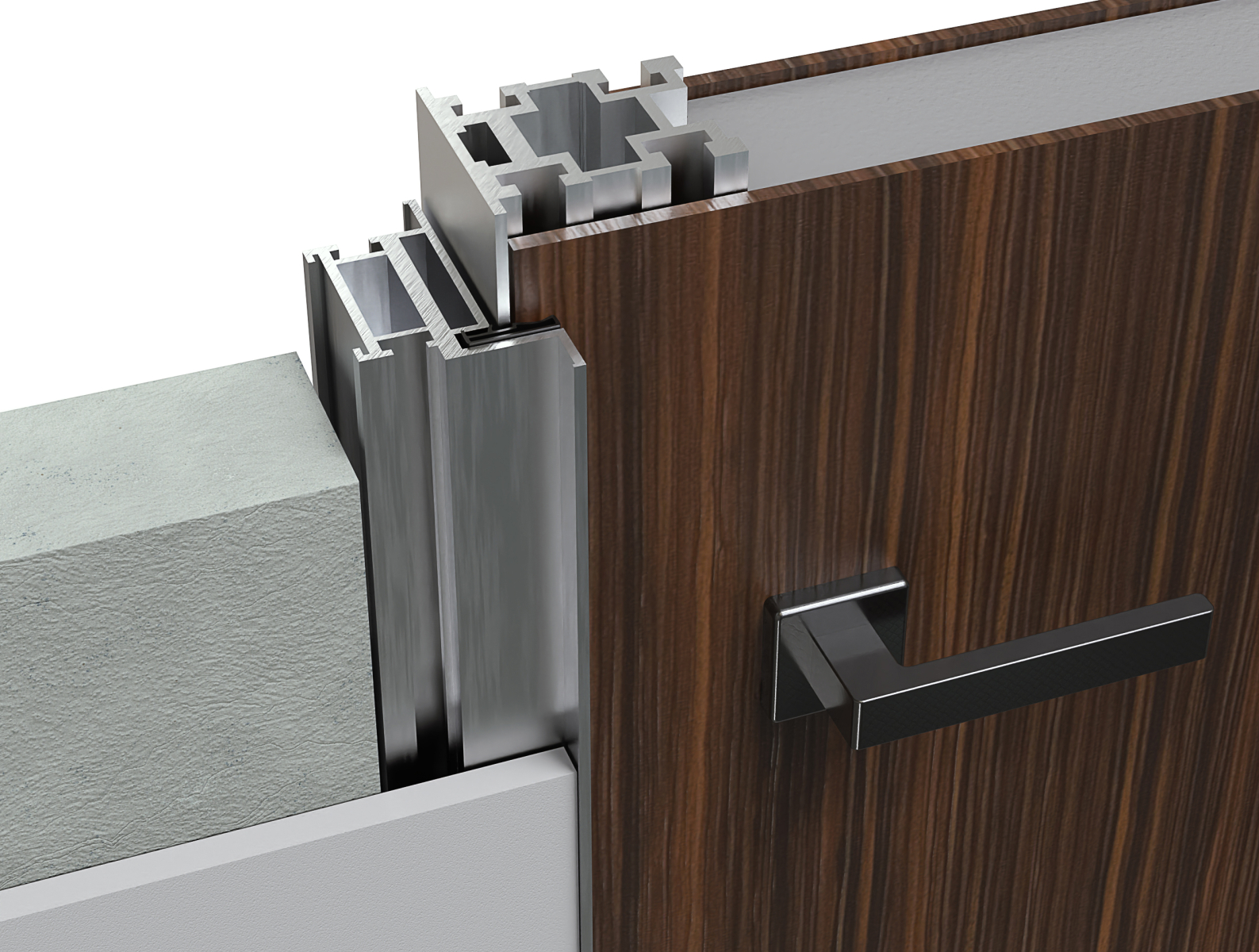 Concealed door frame by Mari on Dribbble