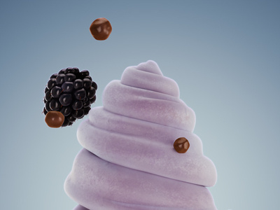 blackberry cream blackberry ice cream mulberry sweet