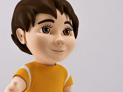 character 3d boy character