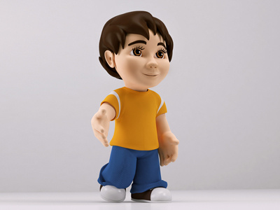 character 3d boy character