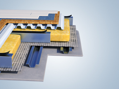 illustration for construction company 3d construction floor