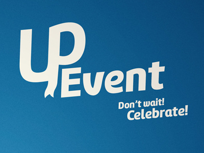 UpEvent logo event event branding logo event agency