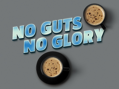 No guts - No lory layer style logo photoshop action text text effect type design typo typography