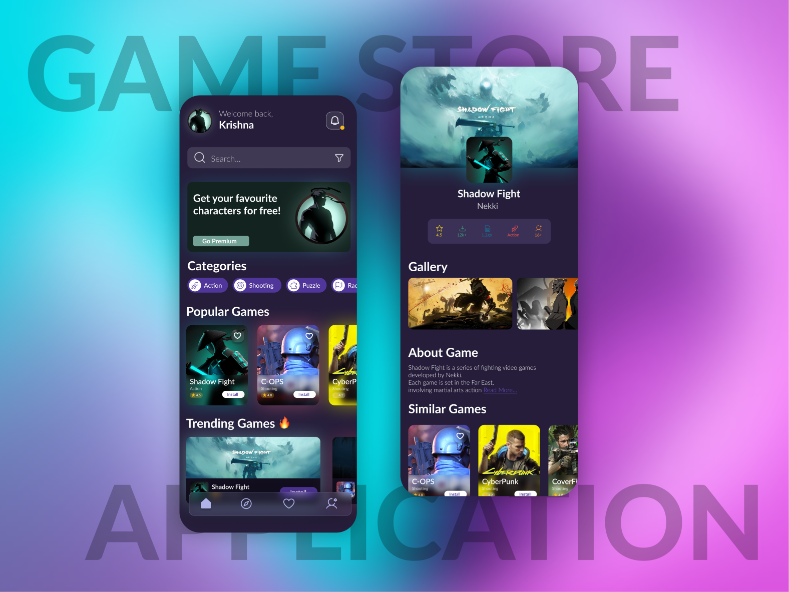 game-store-application-ui-ux-by-krishna-jigsaw-on-dribbble