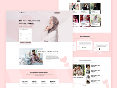 Dating Theme Design dating website design homepage typography ui ux web ui website design