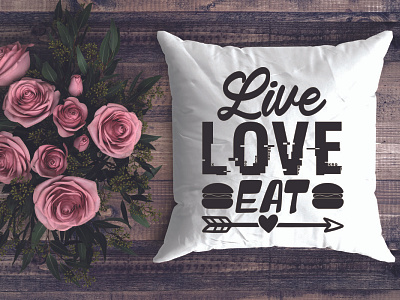 Live love eat, Tshirt design drink food seafood vector wine