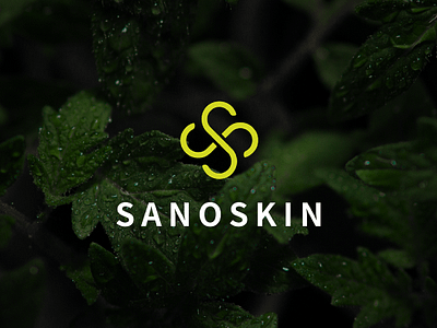 Sanoskin Logo - Herbal Medicine branding graphic design logo