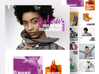 PHP - Galeries Lafayette / Magazine beautiful branding business design frontend graphic design magazine php seo ui ux visual website