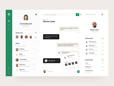 Communication App | UX/UI Design app beautiful best business clean communication cool dash elegant frontend fun management minimal mobile responsive typo ui ux visual web