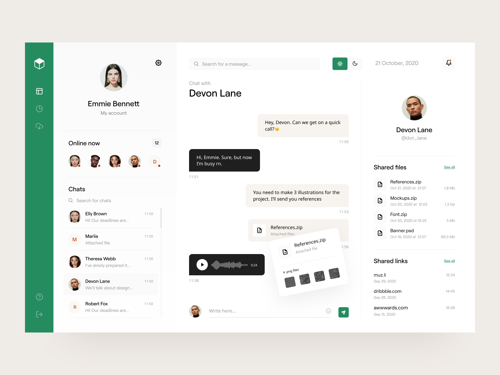 Communication App | UX/UI Design by Superdesign on Dribbble