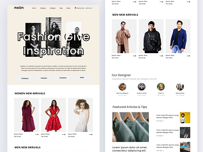 Fashion Website Design