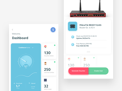 Router Management Mobile android ios ui mobile ux mobile