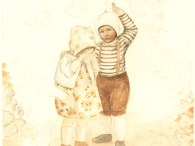 WIP Hansel & Gretel Breadcrumbs by Gretchen Ellen Powers on Dribbble