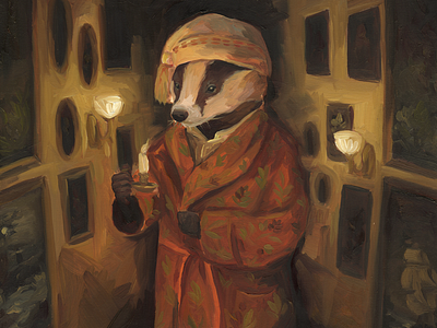 Wind in the Willows: Badger by Candlelight