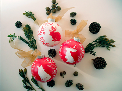 Visions of Sugar Plums: Hand Painted Ornaments