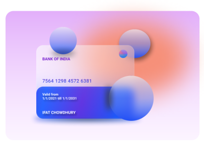 Modern Credit Card graphics design leadership mobile interface product design ui ux design