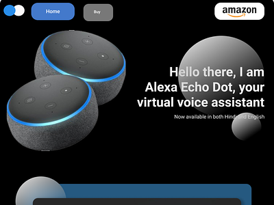 Amazon Alexa Echo Dot 3d design desktop inteface graphic design leadership logo product design ui ux