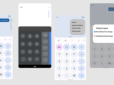 Google Material You Calculator leadership mobile interface product design ui ux