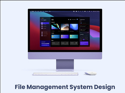 File Management System Design branding design graphic design leadership logo product design ui ux