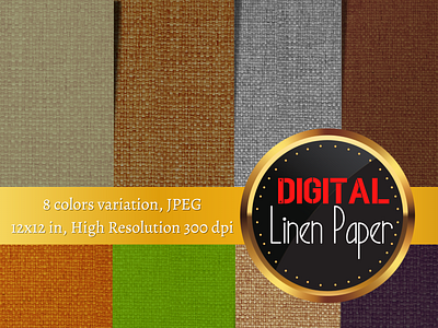 Digital Linen Paper Active