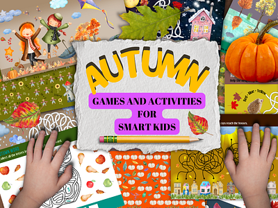 Autumn Games and Activities for Smart Kids autumn games and activities back to school children education printables educational templates fall full color templates games for kids home learning worksheet