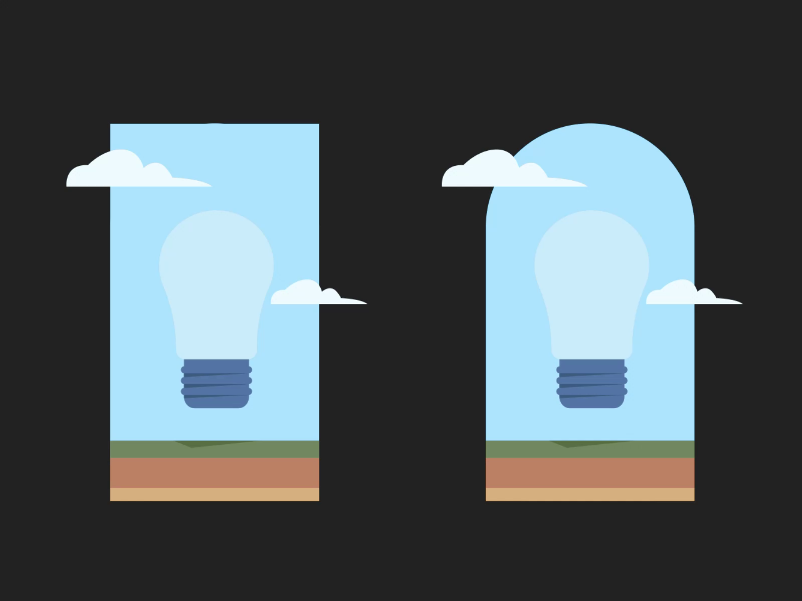 Sustainability Green Lamp by Déborah "Debs" Rodrigues on Dribbble