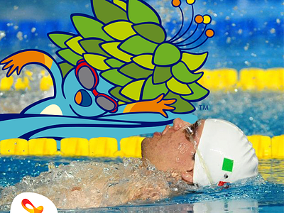 Juan swimming with Tom olympics paralympics rio2016