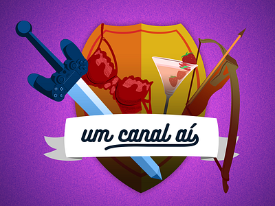 Um Canal Aí Logo channel logo youtube