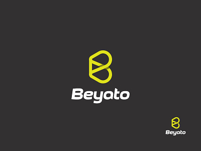 Logo for Beyato. 3d accesories b brand geometric geometry green letter logo shadow smartphone usa