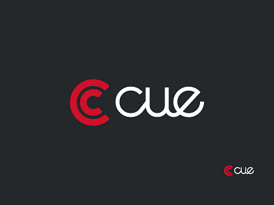 Cue Headphone brand c cue curves geometry headphone letter logo wave