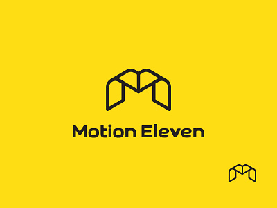 Motion Eleven bag brand eleven geometry logo m secure yellow