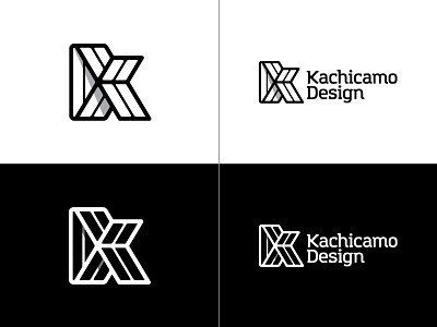 Logo Kachicamo Design design freelance identity initial k kachicamo letter logo minimal new