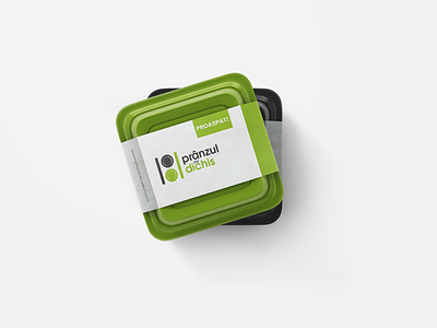 Logo "Prânzul cu dichis" biofood food foodlogo logo minimal minimalist monogram