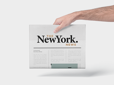 Logo "The NewYork News" branding logo magazine news newyork