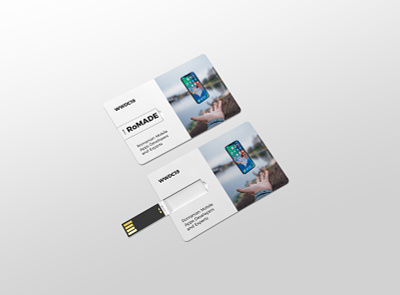 Business Card "RoMade WWDC19" businesscard graphic design minimal minimalist usb