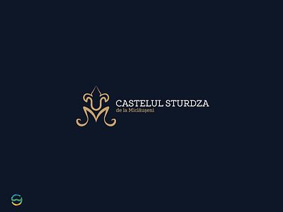 Logo Catelul Sturdza castle goldlogo logocastle