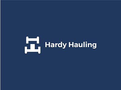 Hardy Hauling Logo h hh logo monogram truck