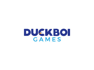 Duck Games Logo animal bird duck game games logo