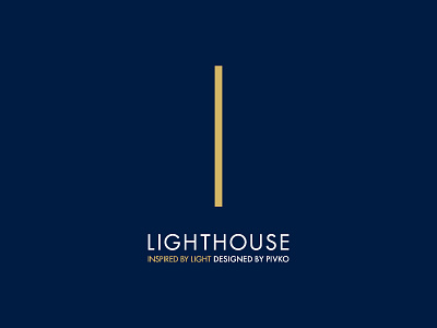 Lighthouse branding identity logo