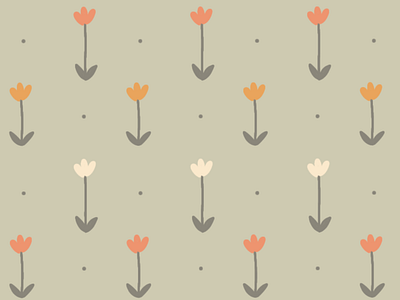 Tulip pattern design flower pattern