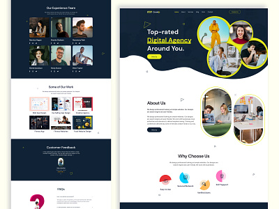 Digital Agency landing page