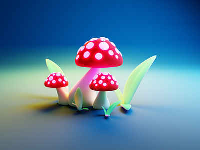 Magic Mushrooms 3D