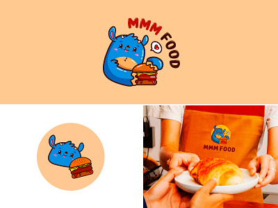 Logo "MMM FOOD" adobe illustrator adobe photoshop branding design graphic design identity illustration logo vector
