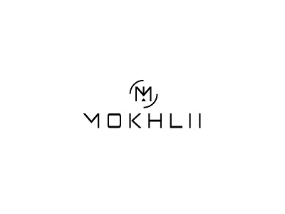 Logo "Mokhlii" adobe illustrator adobe photoshop branding concept logo design graphic design identity ligature line logo logo icon logo music minimalism minimalism logo music vector
