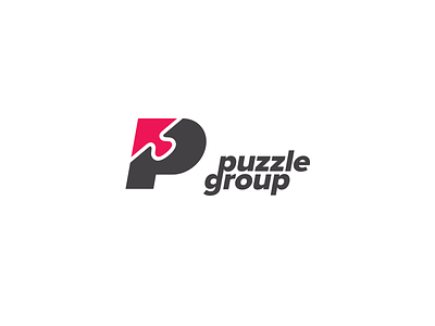 Puzzle Group branding identity logo p puzzle