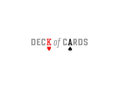 Deck of Cards ace branding cards game gaming king logo studio