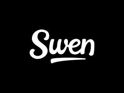 Swen App app branding handmade lettering logo logotype