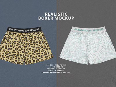 Realistic Boxer Mockup