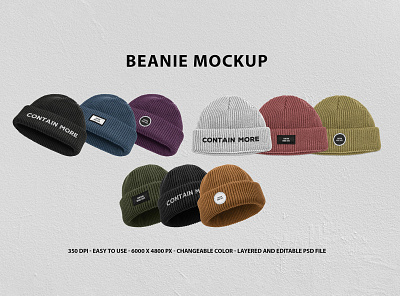 Beanie Mockup apparel beanie mockup design hat mockup mockup
